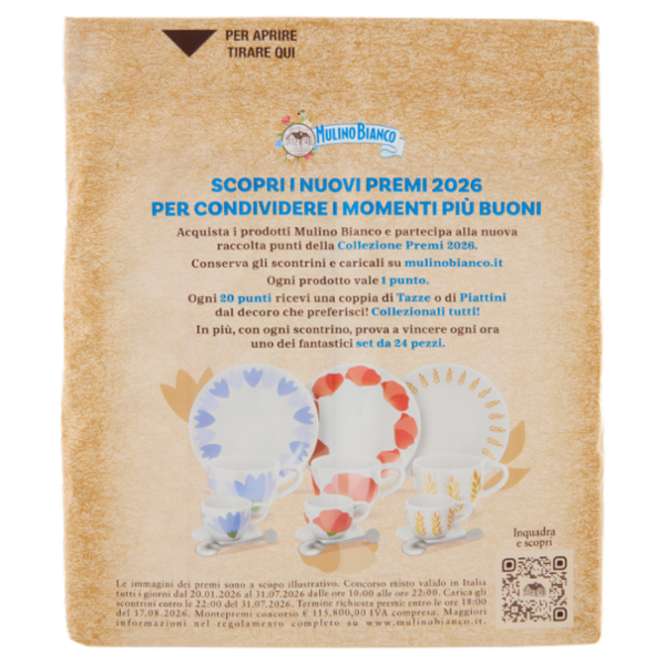 Mulino Bianco Fette Biscottate Integrali Ricche di Fibre 315g