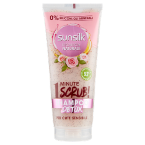 Sunsilk Ricarica Naturale 1 Minute Scrub! Shampoo Detox Per Cute Sensibile 200 Ml