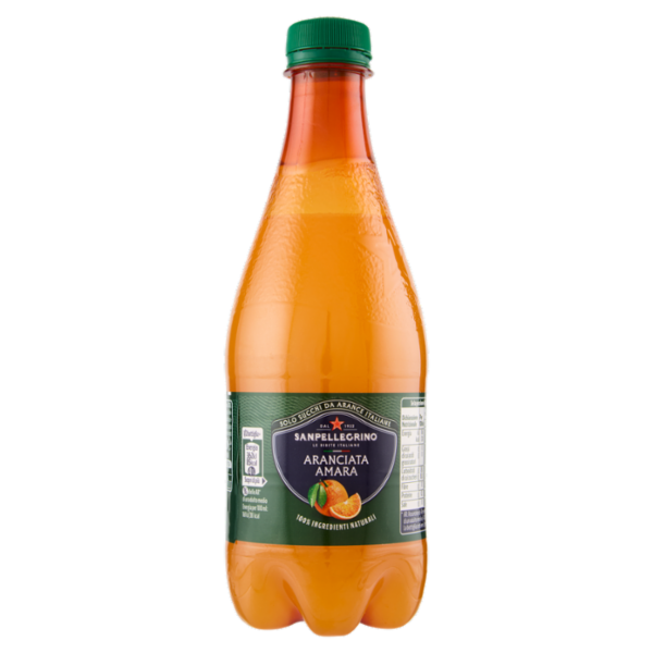 BIBITE SANPELLEGRINO, Bevanda Gassata, Aranciata Amara, Pet - 450ml