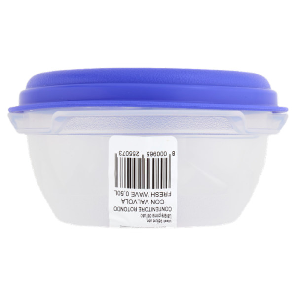 Consilia Contenitore Rotondo con Valvola Fresh Wave 0,50 L