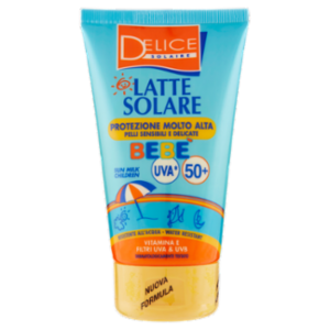 Delice Solaire Latte Solare Bebè Protezione Molto Alta FP50+ 100 Ml
