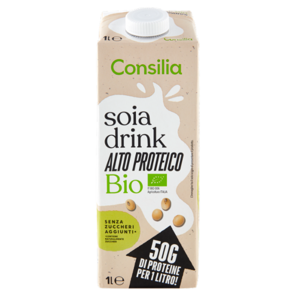 Consilia Bevanda a Base di Soia Biologica Alto Proteica 1 L