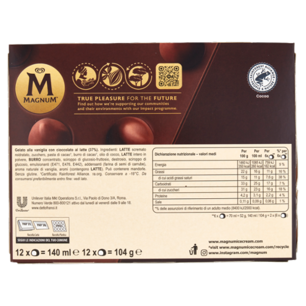 Magnum bomboniera Classic 12 Gelati 104 g