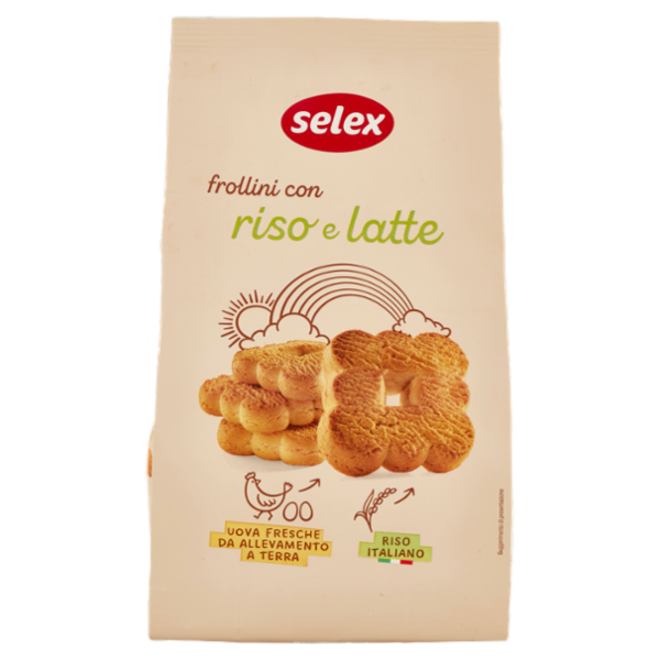 Selex Frollini con Riso e Latte 350 g