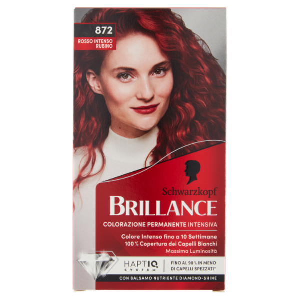 Brillance Colorazione Permanente Intensiva 872 Rosso Intenso Rubino