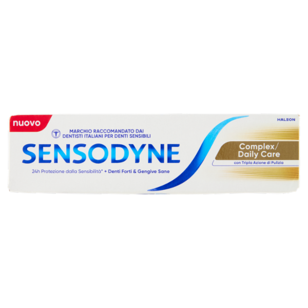 Sensodyne Dentifricio Complex/Daily Care per Denti Sensibili, Tripla Azione di Pulizia 75 ml