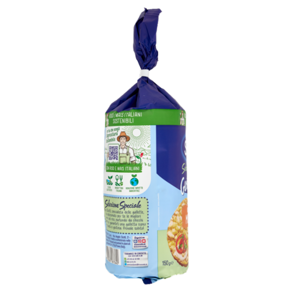 Riso Scotti Selezione Speciale Gusto in Libertà Risette Snack Mais e Riso 150 g
