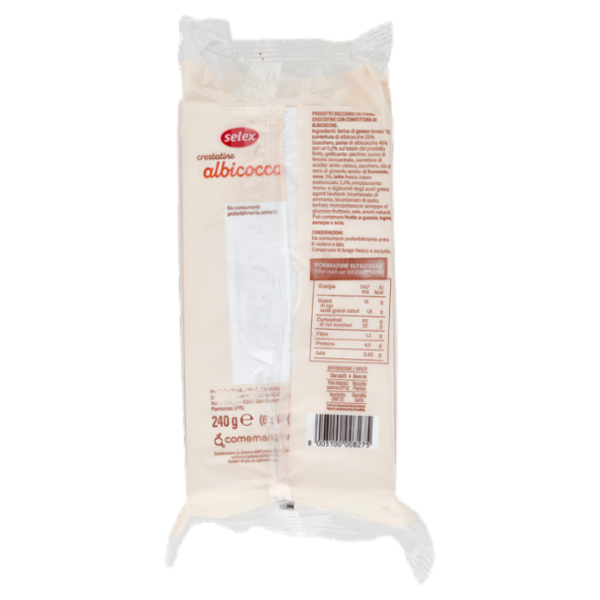 Selex Crostatine all'Albicocca 6x40 g