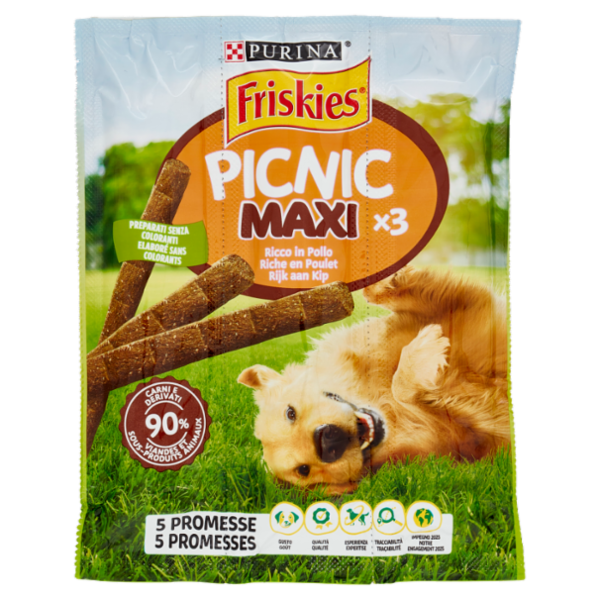 PURINA FRISKIES Picnic Maxi Pollo 3 snacks 45 g