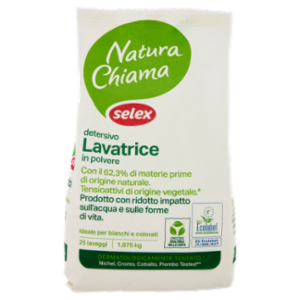 Selex Natura Chiama Detersivo Per Lavatrice In Polvere Ecologico 25 Misurini 1,875 Kg