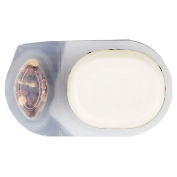 Danone Duo, Yogurt Bianco Cremoso con Fragranti Fiocchi al Cioccolato, 98g