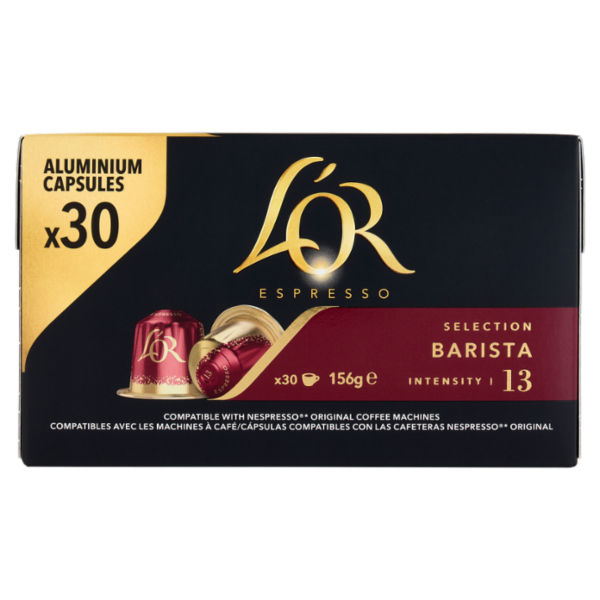 L'OR Barista 13- 30 Capsule Caffè Compatibili con Macchine Nespresso*® Original 156g