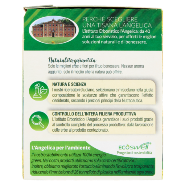 L'Angelica Le Tisane Finocchio Triplo Active 18 Filtri 36 g