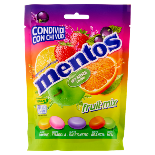 mentos fruit mix Caramelle Confettate 160 g