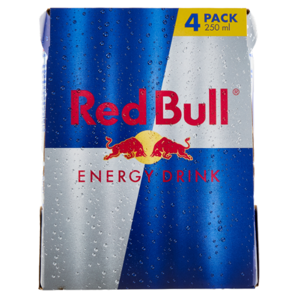 Red Bull Energy Drink, 4x250 ml