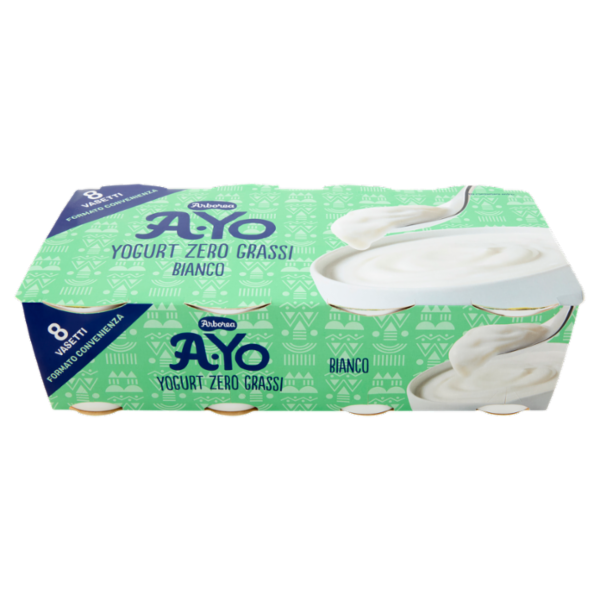 Arborea A-Yo Yogurt Zero Grassi Bianco 8 x 125 g