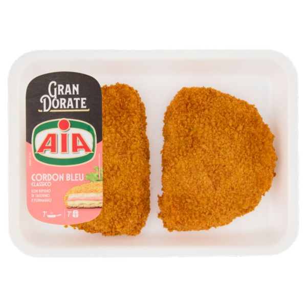 Aia Gran Dorate Cordon Bleu Classico con Ripieno di Tacchino e Formaggio 0,245 kg