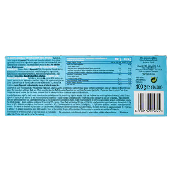 Gullón Zero Zuccheri Digestive 400 g