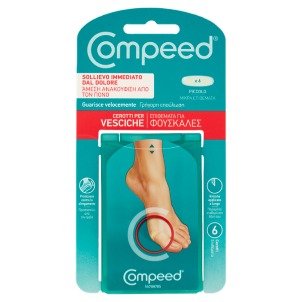 Compeed Cerotti per Vesciche Piccolo 6 pz