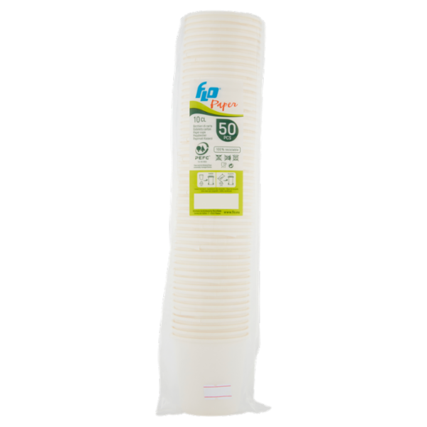 Flo Paper Bicchieri di carta 10 Cl 50 pz