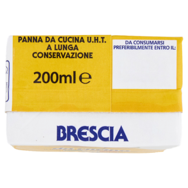 Brescia Panna di Centrale da cucina U.H.T. a Lunga Conservazione 200 ml