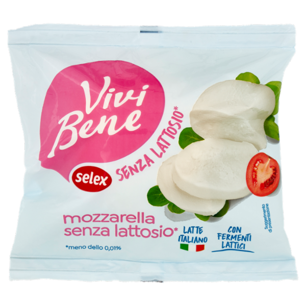 Selex Vivi Bene Mozzarella senza Lattosio 125 g
