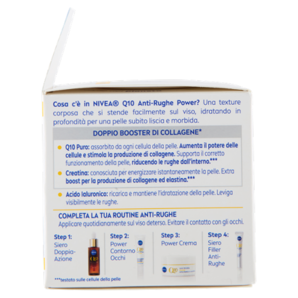 Nivea Q10 Anti-Rughe Power Crema Giorno Extra Rassodante SPF 15 Tutti i Tipi di Pelle 50 ml