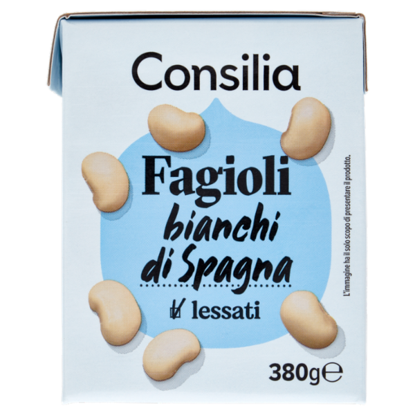 Consilia Fagioli Bianchi di Spagna Lessati 380 g
