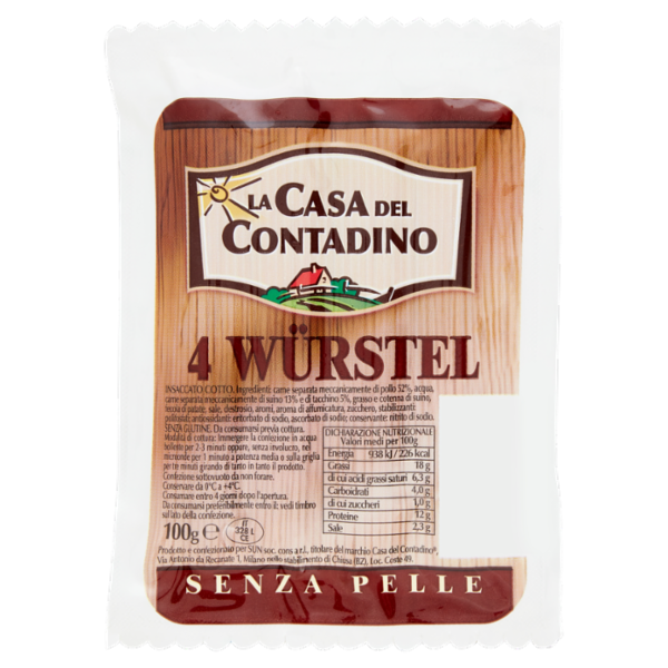 La Casa del Contadino 4 Würstel 100 g