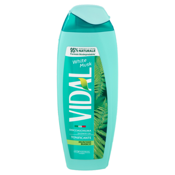 Vidal White Musk Docciaschiuma Tonificante Muschio Bianco 250 ml