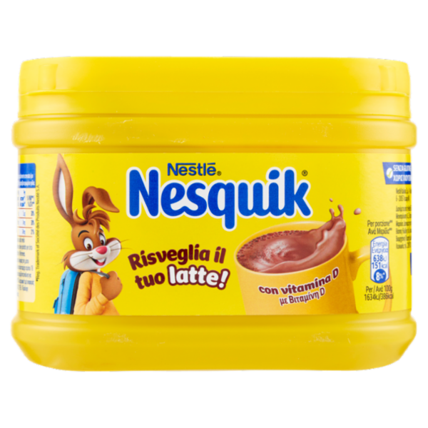 NESQUIK Preparato Solubile per Bevanda con Cacao Magro barattolo 250 g