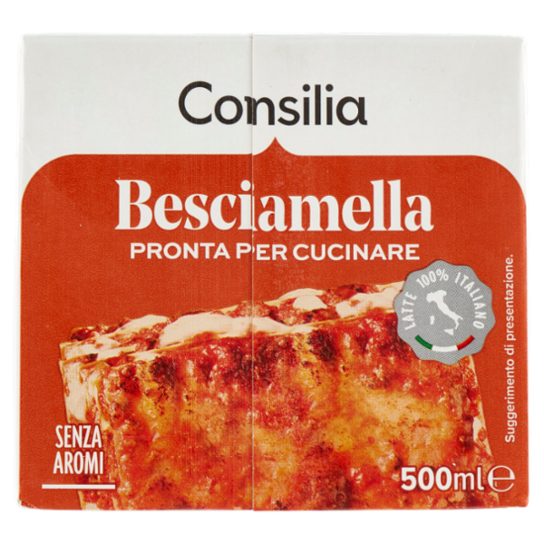 Consilia Besciamella Pronta per Cucinare a Lunga Conservazione 500 ml