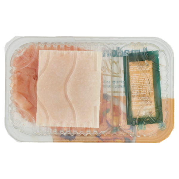 Amadori Qualità 10+ Straccetti di petto di pollo con Curcuma, Pepe Nero e Semi di Lino 0,300 kg