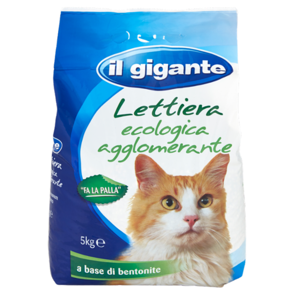 IL GIGANTE Lettiera ecologica agglomerante 5 kg