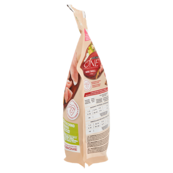 PURINA ONE Mini/Small Controllo del Peso/Sterilizzato Ricco in Tacchino con Riso 800 g