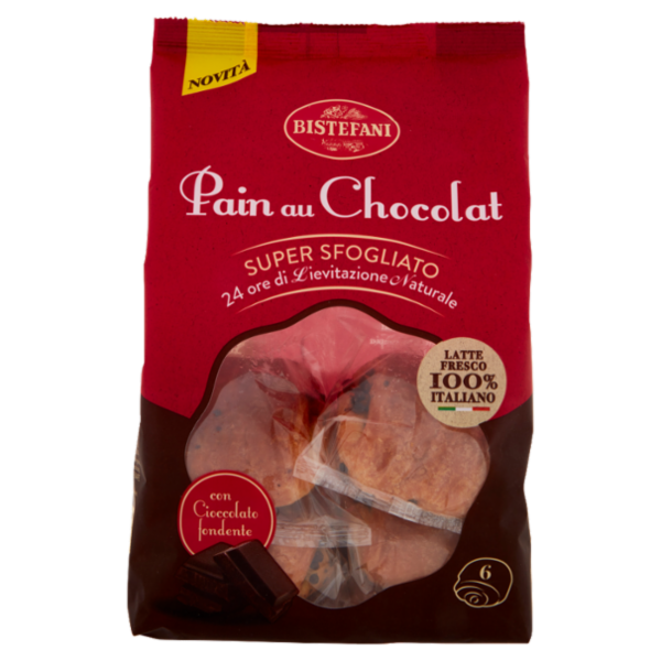 Bistefani Pain au Chocolat 6 x 45 g