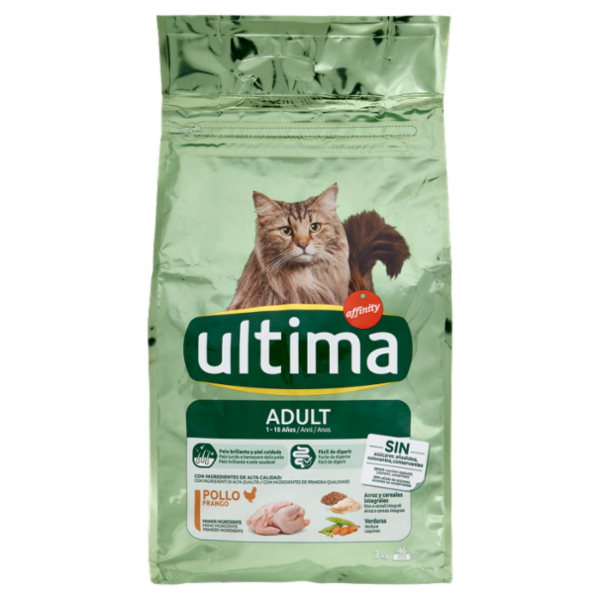 ultima Cat Adult 1-10 Anni Pollo 3 kg