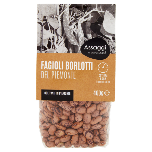 Assaggi e paesaggi Fagioli Borlotti del Piemonte 400 g