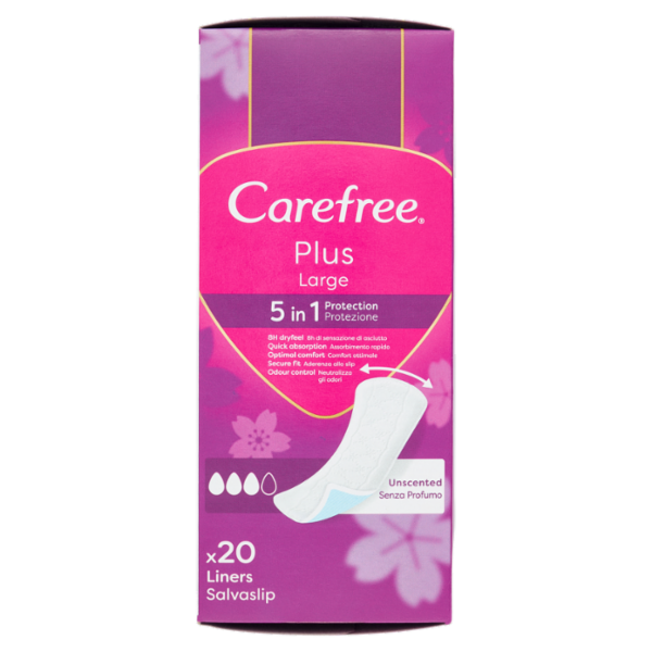 Carefree Plus Large Salvaslip 20 pz