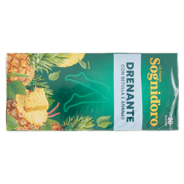 Sognid'oro le Tisane Drenante con Betulla e Ananas bustine 20 x 1,8 g