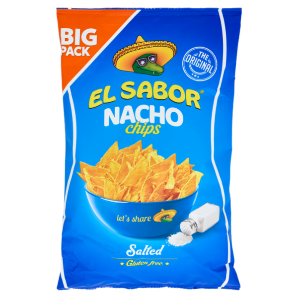 El Sabor Nacho chips Salted 180 g