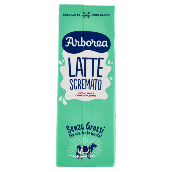 Arborea Latte Scremato UHT a Lunga Conservazione Senza Grassi 1000 ml