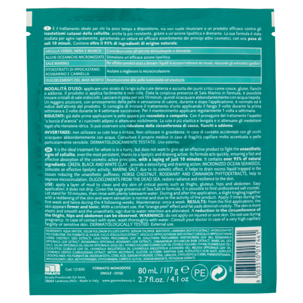 Geomar Fango Rapido Speciale Punti Critici Rassodante 117 g