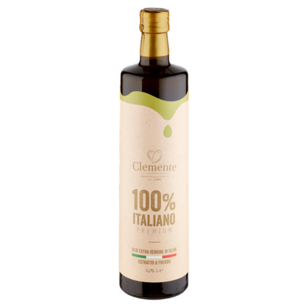 Clemente 100% Italiano Premium Olio Extra Vergine di Oliva 0,75 L