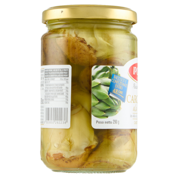 Iposea Carciofini alla rustica in olio di semi di girasole 290 g