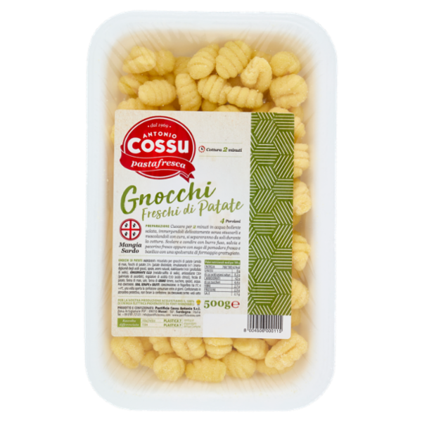 pastafresca Cossu Antonio Gnocchi Freschi di Patate 500 g