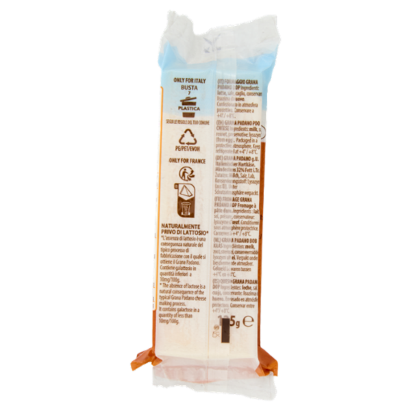 Granterre Grana Padano Dop Stick Senza Crosta 125 g