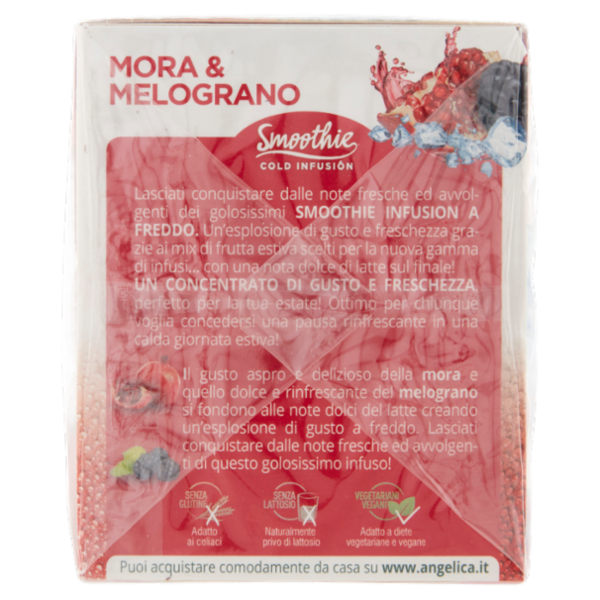L'Angelica Smoothie Cold Infusion Infuso a Freddo Mora & Melograno 18 Filtri 33.3 g