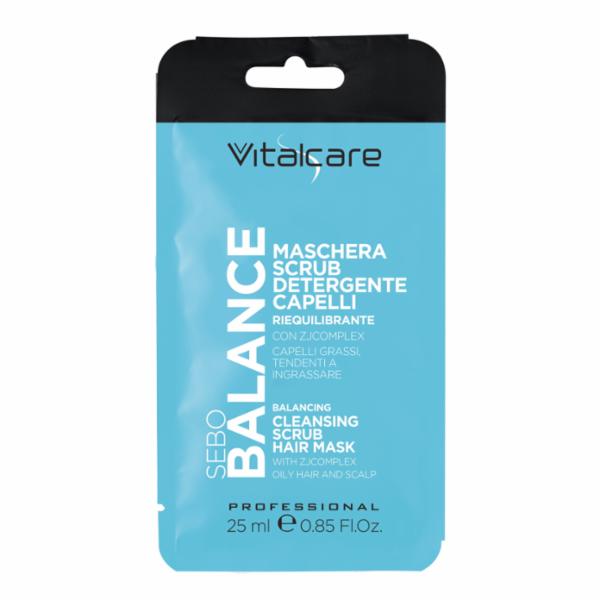 Vitalcare Professional Imperial Sebo Balance Maschera Scrub Detergente Capelli 25 Ml