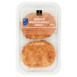 Harbour Seafood Co. Burger Di Merluzzo Nordico Impanati 2 x 100 g